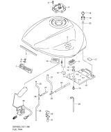 SUZUKI, GSF 650S AL2, TREIBSTOFF TANK