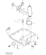 SUZUKI, GSF 650 SA Bandit L2, OELWANNE - OELPUMPE