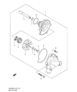 SUZUKI, GSF 650S AL2, WASSER PUMPE