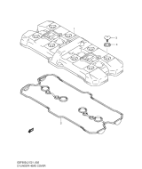SUZUKI, GSF 650 SA Bandit L2, ZYLINDER KOPF ABDECKUNG