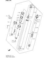 SUZUKI, GSF 650S AL2, FRONT DAEMPFER