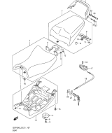 SUZUKI, GSF 650S AL2, SITZ