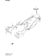 SUZUKI, GSF 650 SA Bandit L2, RAHMEN VERKLEIDUNG