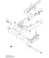 SUZUKI, GSF 650S AL2, HINTERER SCHWINGARM