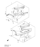 SUZUKI, GSF 650 SA Bandit L2, OBERE VERKLEIDUNG