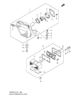 SUZUKI, GSF 650S AL2, KOMBINATIONSLAMPE HINTEN