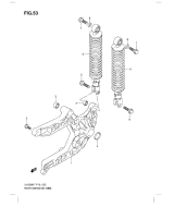 SUZUKI, Suzuki UH200 L0 E19, HINTERER SCHWINGARM