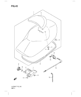 SUZUKI, UH 200 Burgman L0, SITZ