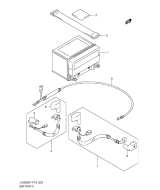 SUZUKI, UH 200 Burgman L0, BATTERIE