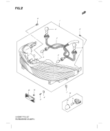 SUZUKI, UH 200 Burgman L0, KOMBINATIONSLAMPE HINTEN