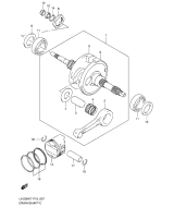 SUZUKI, UH 200 Burgman L0, KURBELWELLE