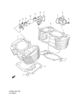 SUZUKI, VL 800 Intruder  L2, ZYLINDER