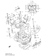 SUZUKI, VL 800 L2, FRONT ZYLINDER KOPF