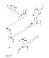 SUZUKI, VL 800 Intruder  L2, HINTERE BREMSE