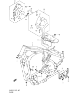 SUZUKI, VL 800 L2, RAHMEN ABDECKUNG