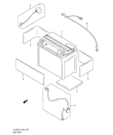 SUZUKI, VL 800 L2, BATTERIE