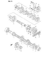 SUZUKI, DR 350 SP SHP, GETRIEBE