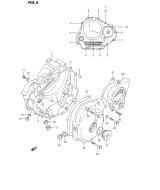 SUZUKI, DR 350 SP SHP, KURBELGEHAEUSE ABDECKUNG