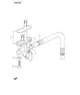 SUZUKI, DR 350 SP SHP, TREIBSTOFF HAHN