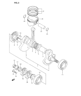 SUZUKI, DR 350 S /SH P, KURBELWELLE