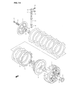 SUZUKI, DR 350 S /SH P, KUPPLUNG