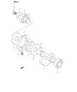 SUZUKI, DR 350 S /SH P, KURBEL AUSGLEICHSWELLE