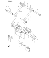 SUZUKI, DR 350 SP SHP, HINTERER DAEMPFER