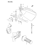 SUZUKI, DR 350 SP SHP, RECHTER GRIFF SCHALTER