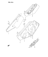 SUZUKI, DR 350 S /SH P, RAHMEN VERKLEIDUNG P