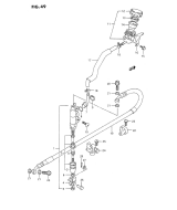 SUZUKI, DR 350 SP SHP, HINTERER HAUPTBREMSZYLINDER