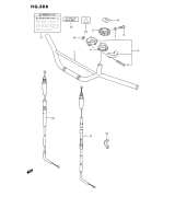 SUZUKI, DR 350 S /SH P, LENKSTANGE