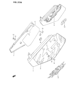 SUZUKI, DR 350 SP SHP, RAHMEN VERKLEIDUNG