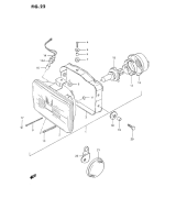 SUZUKI, DR 350 S /SH P, SCHEINWERFER