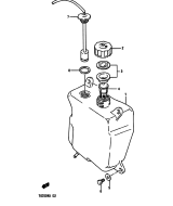 SUZUKI, TS 250 XG, OEL TANK