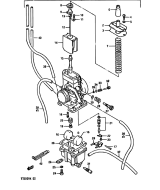 SUZUKI, TS 250 X G, VERGASER