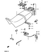SUZUKI, TS 250 XG, SITZ