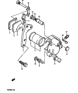 SUZUKI, TS 250 XG, FRONT BREMSSATTEL