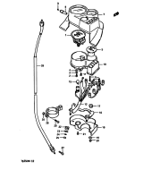 SUZUKI, TS 250 X G, TACHOMETER