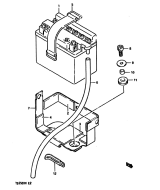 SUZUKI, TS 250 X G, BATTERIE