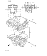 SUZUKI, GSF 400 P, KURBELGEHAEUSE