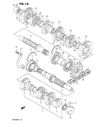 SUZUKI, GSF 400 P, GETRIEBE