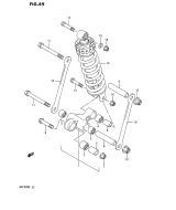 SUZUKI, GSF 400 P, HINTERER DAEMPFER