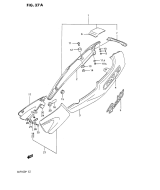 SUZUKI, GSF 400 P, RAHMEN VERKLEIDUNG