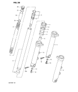 SUZUKI, GSF 400 Bandit P, FRONT DAEMPFER