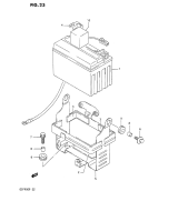 SUZUKI, GSF 400 P, BATTERIE