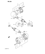 SUZUKI, GSF 400 P, BLINKERLICHT