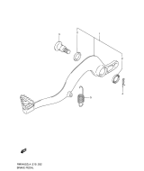 SUZUKI, Suzuki RMX 450 Z L4 E19, BREMSPEDAL