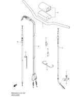 SUZUKI, RMX 450 L4, GRIFFLEISTE