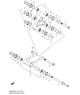 SUZUKI, Suzuki RMX 450 Z L4 E19, HINTERER DAEMPFER