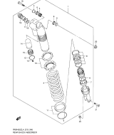 SUZUKI, RMX 450 L4, HINTERER STOSSDAEMPFER